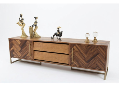 Braun TV-standaard RTV dressoir Woonkamermeubels Modern Luxe Nieuw