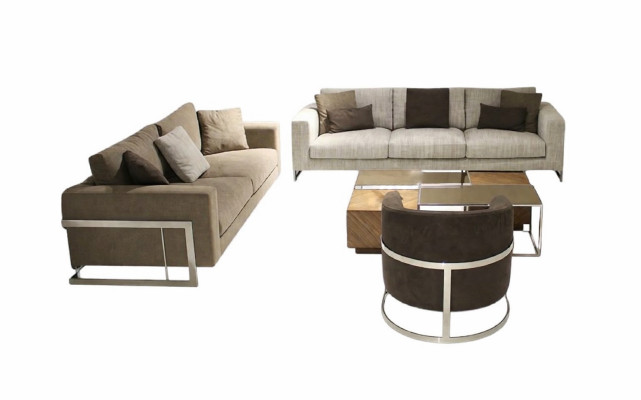 Woonkamer meubilair Design Woonkamer Set 4-delig Moderne Bankstel Nieuwe Salontafel