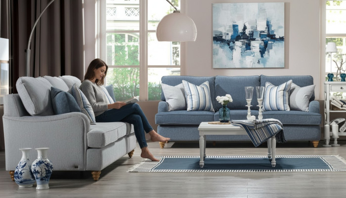 Sofa Driepersoons 2x Woonkamer Luxe Meubels Modern Design Inrichting