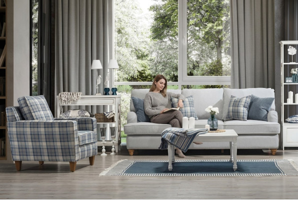 Luxe woonkamerset Moderne meubels Bankstel Driesitzer Design Nieuwe fauteuil