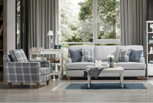 Luxe woonkamerset Moderne meubels Bankstel Driesitzer Design Nieuwe fauteuil