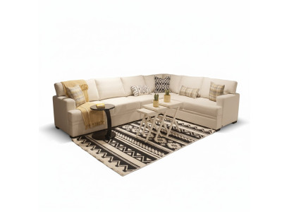 Hoekbank L-vormig Modern Bank Bank Woonkamer Bekleding Meubels Luxe