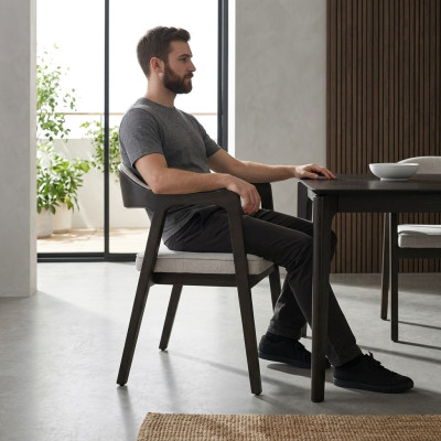 Armleuningstoel Modern Eetkamerstoel met Armleuningen Ontwerp Nieuwe Meubels