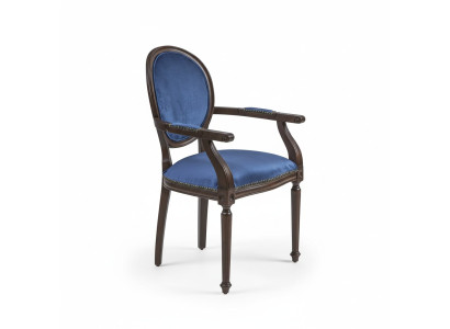 Klassieke Stijl Nieuwe Eetkamerstoel Met Gestoffeerde Zitting En Armleuningen Inrichting