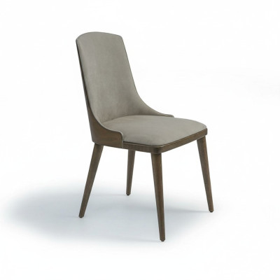 Luxe design gestoffeerde eetkamerstoel zit eetkamermeubilair hout nieuw