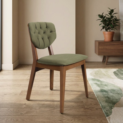 Chestefield eetkamerstoel gestoffeerde stoelen luxe meubels inrichting gestoffeerde zitting