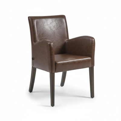 Ontwerp Loungestoel Eetkamer Gestoffeerde Stoel met Armleuningen Fauteuil Nieuw