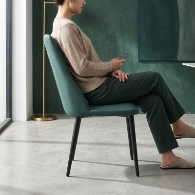 Ontwerperstoel Moderne Luxe Meubels Eetkamer Gestoffeerde Zitting Inrichting Nieuw
