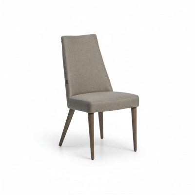 Houten stoel met stoffen zitting eetkamerstoel Nieuwe designer meubels Luxe stoelen