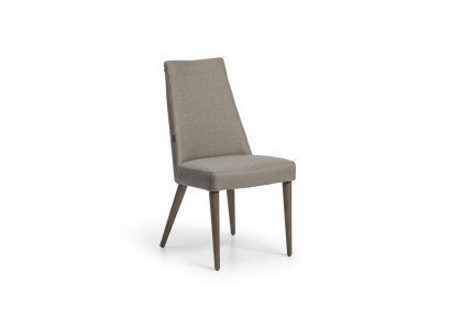 Houten stoel met stoffen zitting eetkamerstoel Nieuwe designer meubels Luxe stoelen