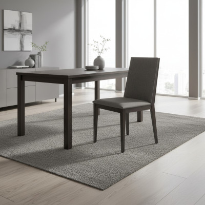 Grijze stoel eetkamer meubelontwerper inrichting stijl modern luxe stoelen.