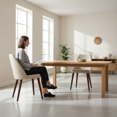 Designer stoelen Inrichting Luxe stoel Eetkamer Meubilair Hout Nieuw