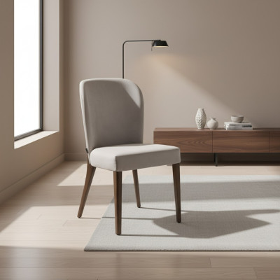 Eetkamer Moderne meubels Ontwerpstoel Grijs Inrichting Luxe Stoelen