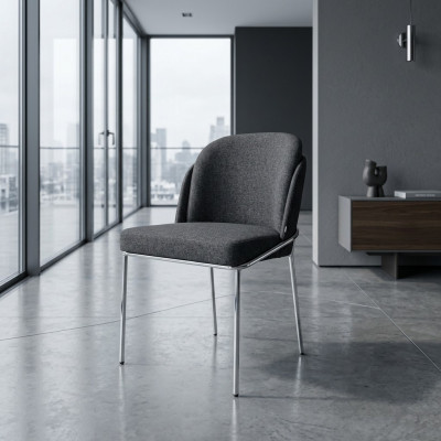 Zwarte luxe stoel eetkamer meubelen Nieuwe designer stoelen Inrichting