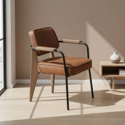 Eetkamerstoel Luxe stoel met armleuningen Ontwerper Nieuwe inrichting Armstoel