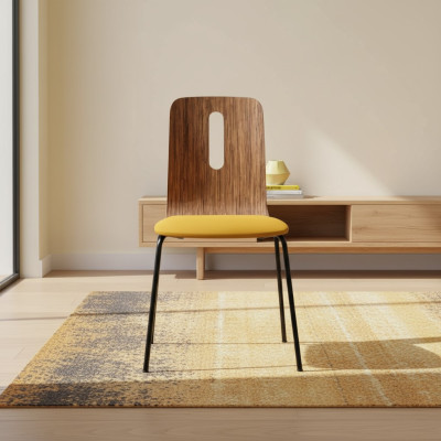 Gele stoel modern design meubels inrichting luxe eetkamerstoelen nieuw