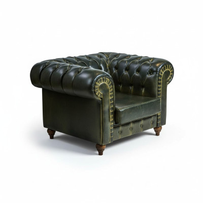 Chesterfield fauteuil Groen Modern Design Zitplaats Nieuwe Inrichting Woonkamer  Chesterfield fauteuil Groen Modern Design Zitplaats Nieuwe Inrichting Woonkamer