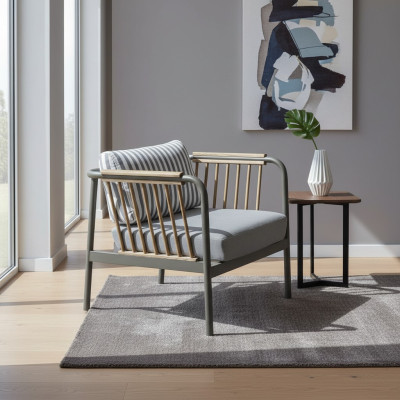 Fauteuil Modern Grijs Zitkamer Design Inrichting Nieuw Meubels