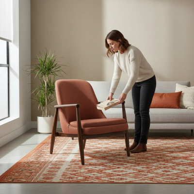 Zetel Woonkamer Bekleding Luxe Zit Ontwerp Meubels Modern Inrichting