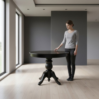 Eetkamerontwerp Eettafel Luxe Rond Meubilair Modern Hout Inrichting