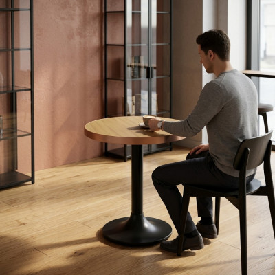 Eettafel Ronde Eetkamer Luxe Inrichting Modern Hout Ontwerp Tafels