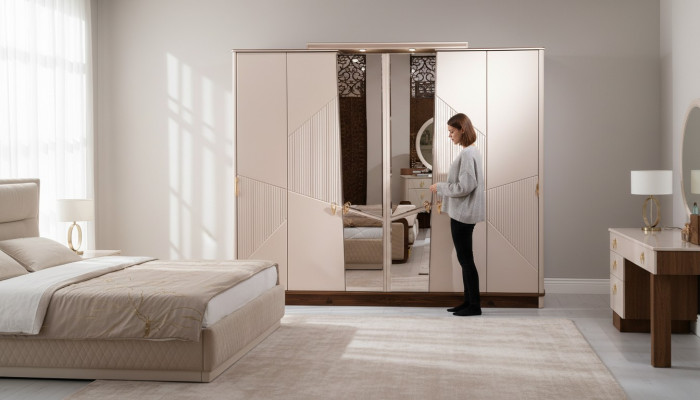 Kledingkast Slaapkamer Inrichting Modern Kast Design Hout Meubels