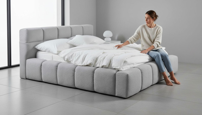 Slaapkamer Bed Luxe Meubels Stijl Modern Design Tweepersoonsbed Bedden