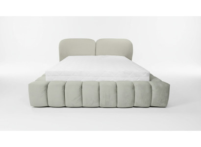 Luxe bedframe 180x200 cm Kleur Grijs Hoofdeinde Bedden Slaapkamermeubilair