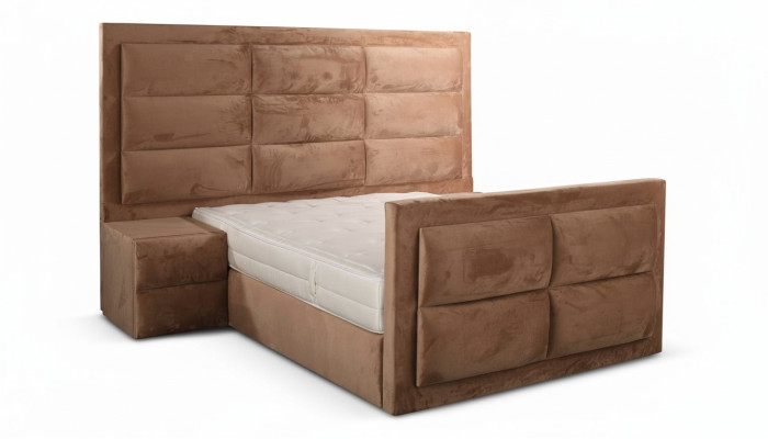 Luxe slaapkamer set Nachtkastje Bed 2-delige complete set Ontwerp Inrichting Nieuw.