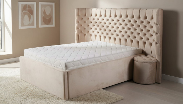 Bed nachtkastje 3 delig slaapkamer set luxe compleet meubilair nieuw