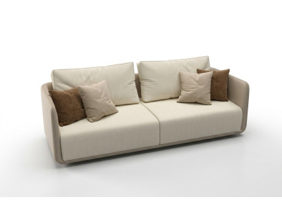 Bankstel 3-zits meubelstof driepersoonsbank luxe woonkamer 235cm textiel