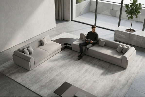 Hoekbank L-vorm Textiel hoekbank Bankbekleding Premium Bank Bankstellen Meubels
