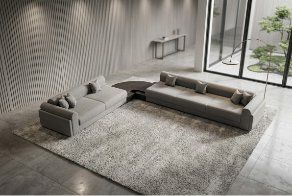 Hoekbank L-vorm Textiel hoekbank Bankbekleding Premium Bank Bankstellen Meubels