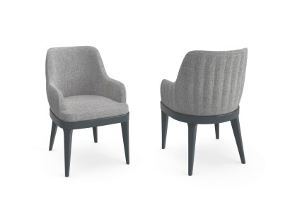 Moderne stoelen stof hout designstoel armstoel luxe bekledingsstof.