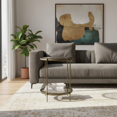Bijzettafel Glas stijlvol nieuw luxe modern Grijs Salontafel Nieuw