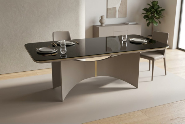 Moderne Luxe Tafel Grijs Tafels Eettafel Ontwerp Eetkamer Nieuw