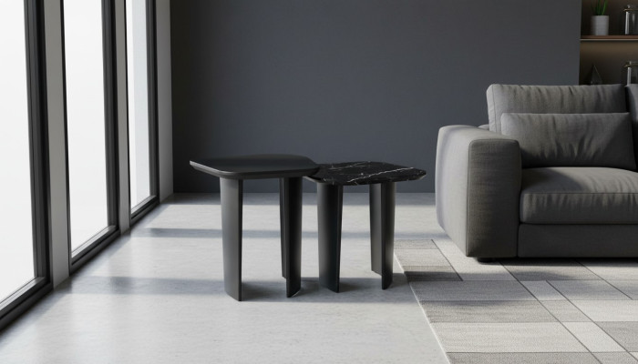 Bijzettafel Luxe Tafel Ontwerp Bijzettafels Woonkamer Zwart Nieuwigheid