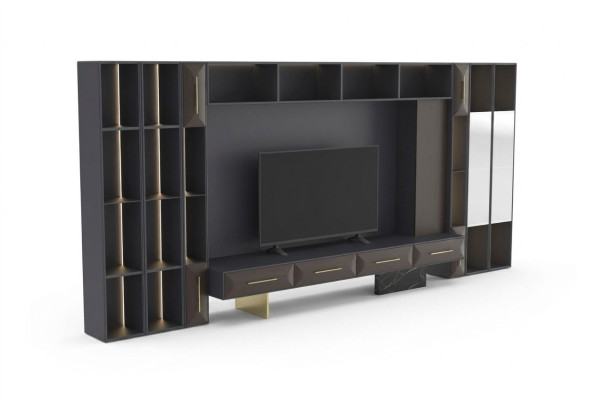 Luxe woonkamermeubels tv-standaard van hout met modern design nieuw