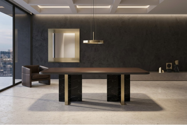 Moderne eettafel tafel eetkamer woonkamer luxe design tafels nieuw