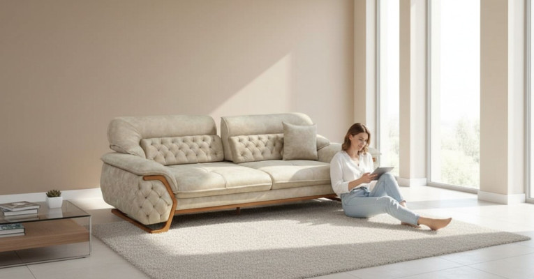 Chesterfield Verstelbare rug Driezits bank Luxe bank Meubels  Chesterfield verstelbare rug Driezitsbank Luxe bank Meubels