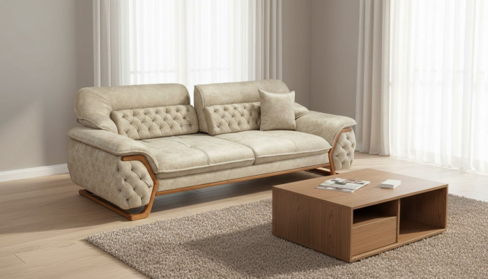 Chesterfield Verstelbare rug Driezits bank Luxe bank Meubels  Chesterfield verstelbare rug Driezitsbank Luxe bank Meubels