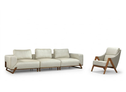 Bankstel 3+1 Zits 3 Fauteuils Sets Stof Woonkamer Set 3-delig