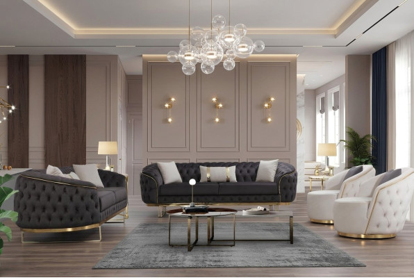 luxe bankstel 4-delig 3+3+1+1 zitbank bank meubels bank woonkamer