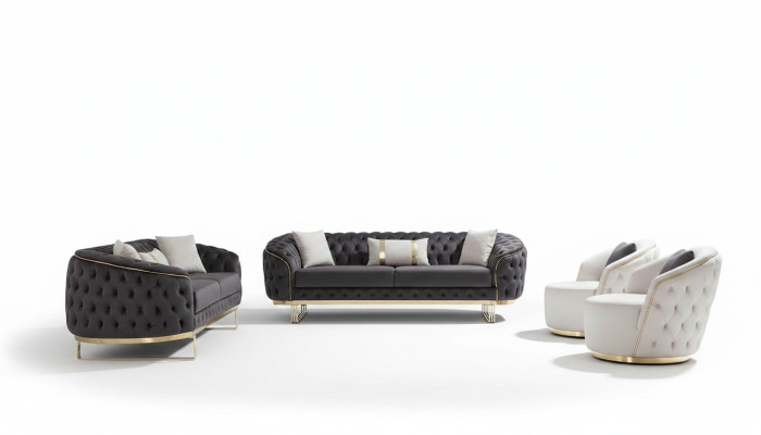 luxe bankstel 4-delig 3+3+1+1 zitbank bank meubels bank woonkamer