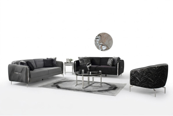 Moderne bankstel set 3 delig woonkamer luxe bankstel 3+3+1 zits meubels