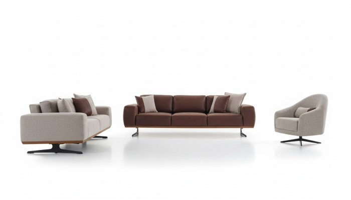 Luxe bankstel 4+3+1 zitter Moderne meubels bank woonkamer bankstel set