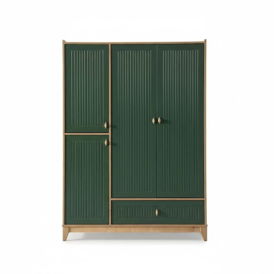 Luxe groene kledingkast houten meubels voor kinderkamer nieuwigheid