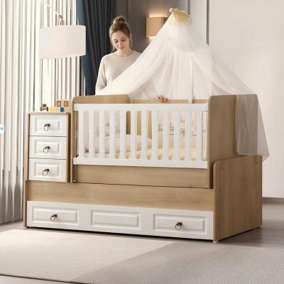 Stijlvol kinderbed van licht hout luxueus bedframe Perfect nieuw