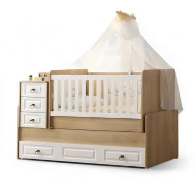 Stijlvol kinderbed van licht hout luxueus bedframe Perfect nieuw