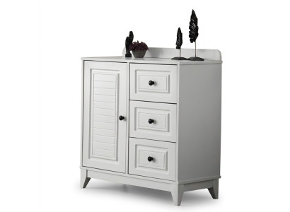 Luxe witte stijlvolle commode voor baby houten meubels voor kinderkamer